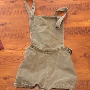 Khaki Overalls Romper